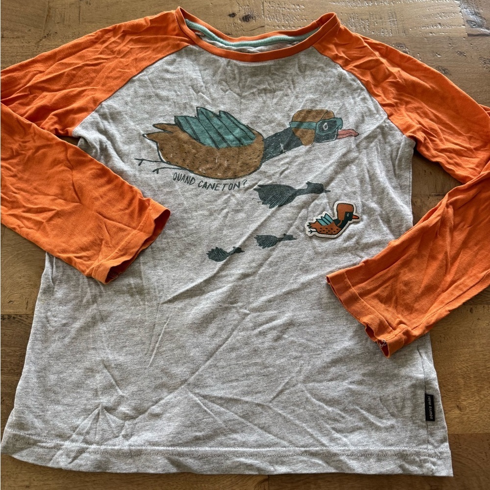 Souris Mini duck raglan Kids Duck Graphic Shirt size 7 years